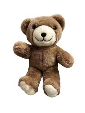 Vintage Trudy Benjamin Bear Stuffed Animal Brown 1983 11" Toy EUC